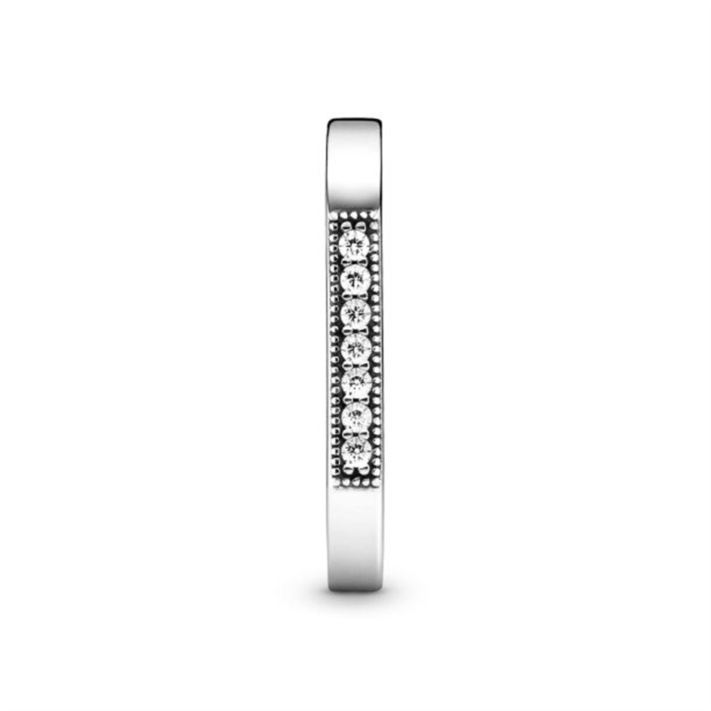 Pandora Timeless Sparkling Bar Stacking Ring Size 54