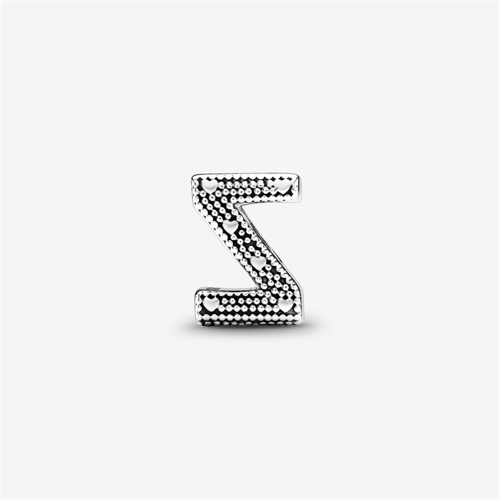 Pandora Moments Silver Letter Z Charm