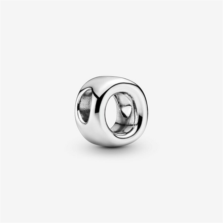 Pandora Moments Letter O Silver Charm