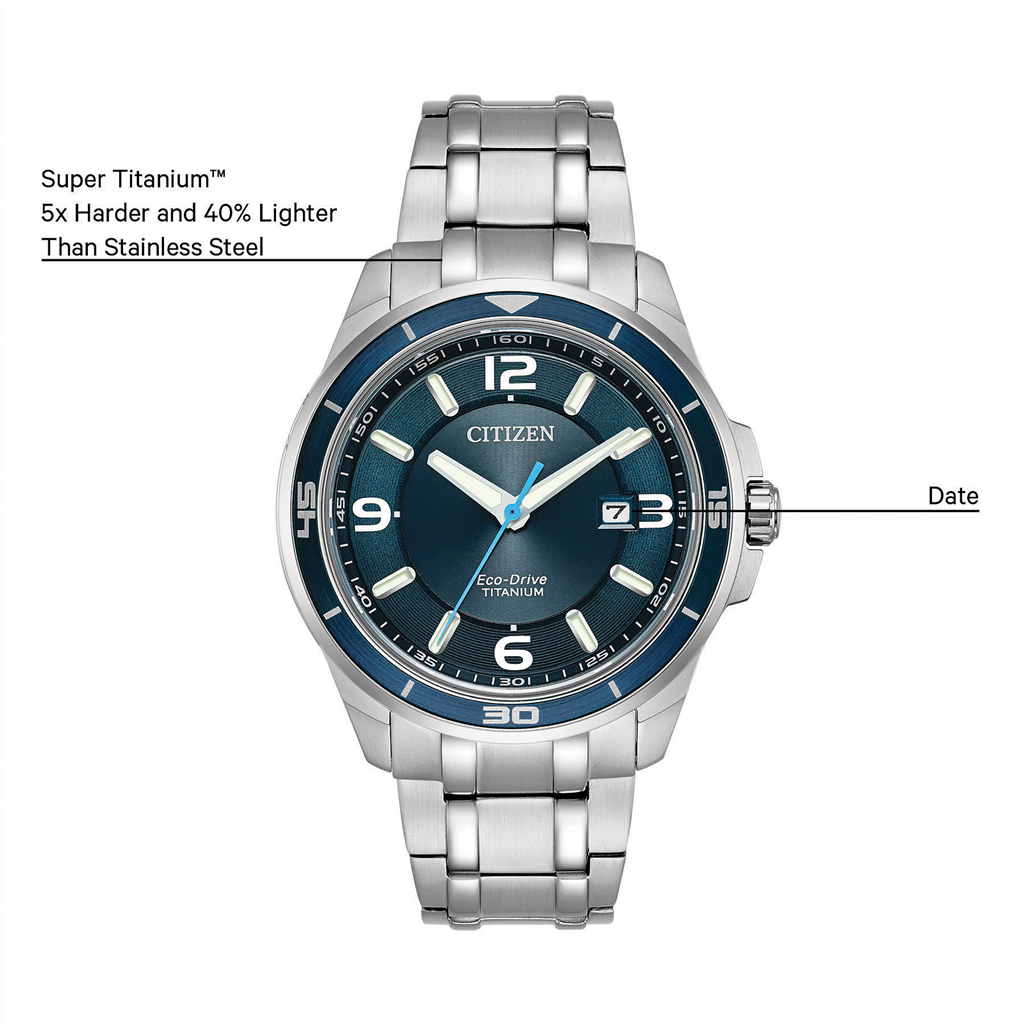 Citizen Mens Brycen Super Titanium Eco-Drive Watch