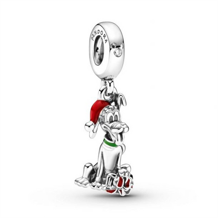 Pandora - Disney, Pluto Christmas Gift Charm