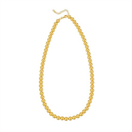 14K Gold Graduated Statement Pallina Necklace