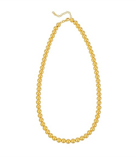14K Gold Graduated Statement Pallina Necklace