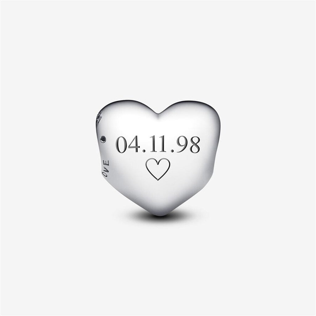Pandora Moments Be Love Engravable Medium Sized Heart Charm