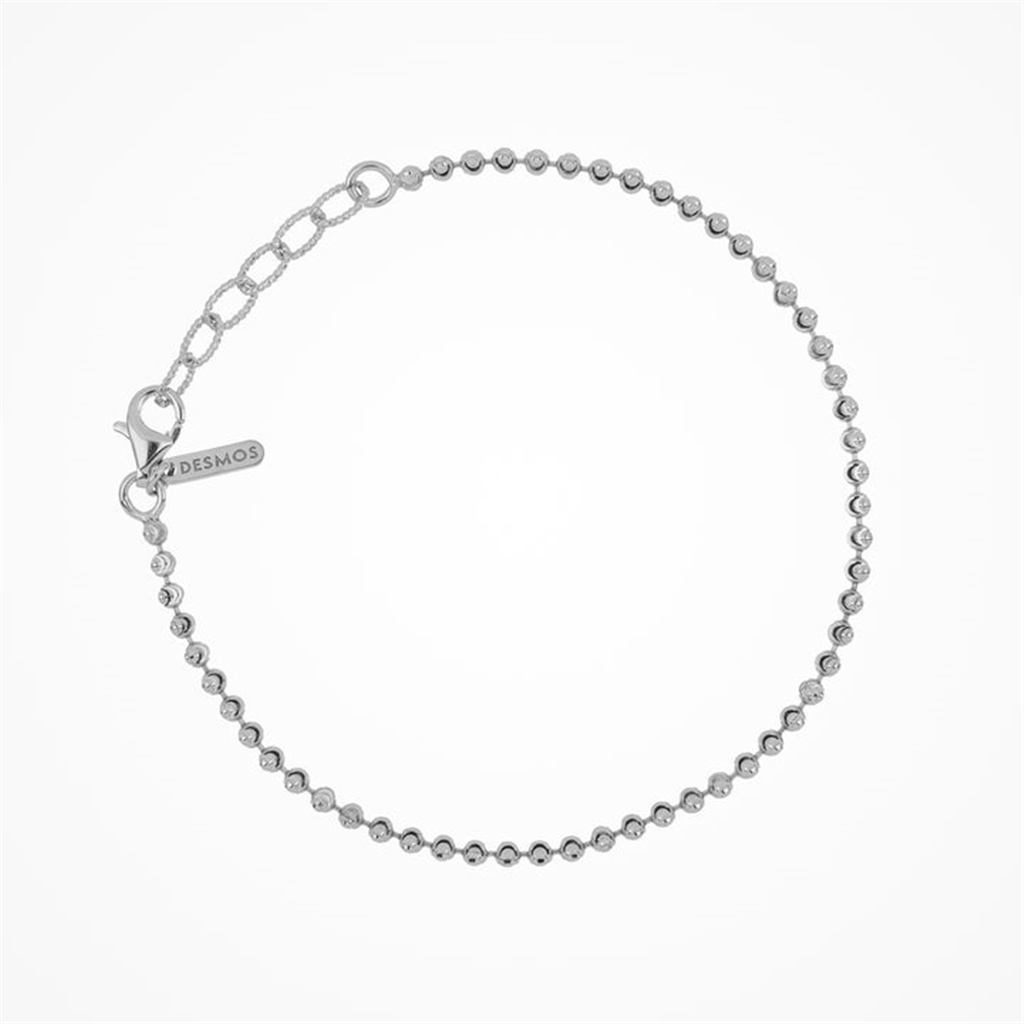 Desmos Silver Design Moon Bracelet