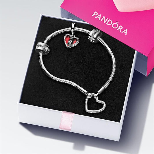 Pandora Heart & Keyhole Bracelet Gift Set