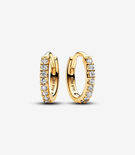 Pandora Timeless Sparkling Huggie Hoop Earrings