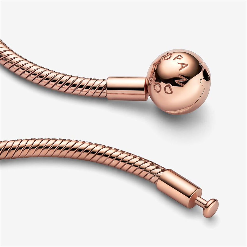 Pandora Moments Rose Iconic Snake Chain Necklace 50 cm
