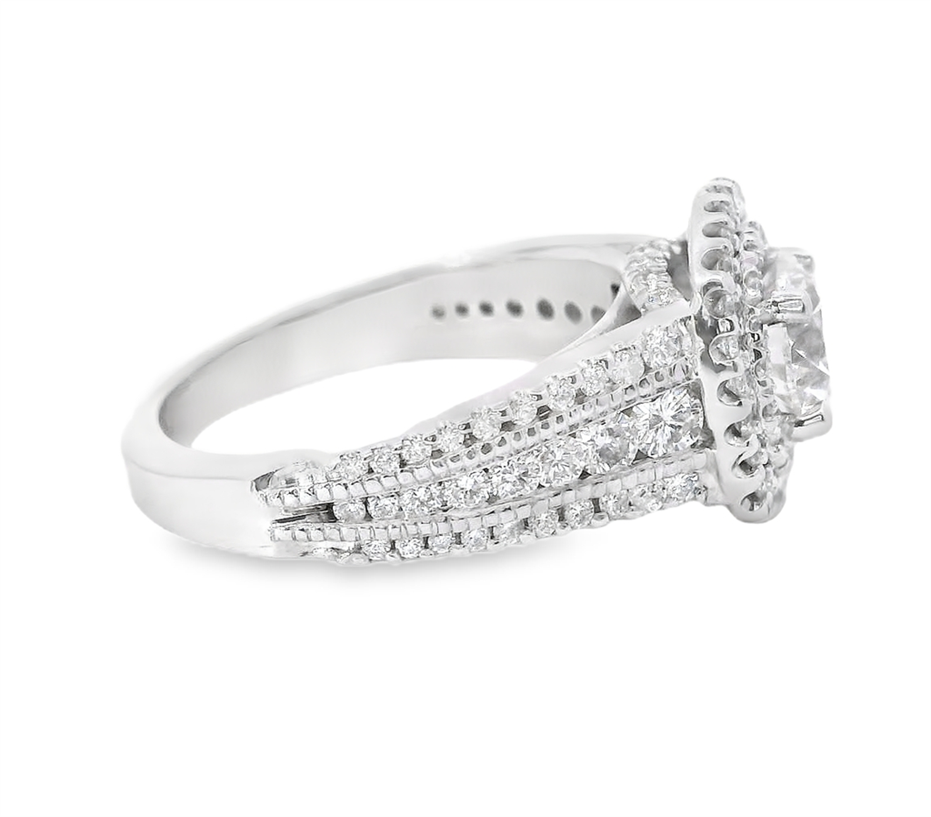 14Kw .85Ct Diamond Remount Double Halo