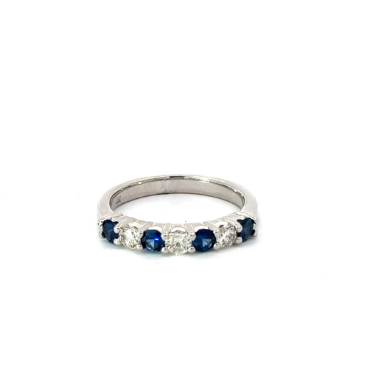 Heeri Moti Sapphire and Diamond Ring
