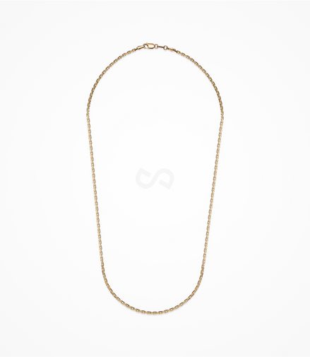 Desmos Italian Made 18K Yellow Gold Forza 20" Chain