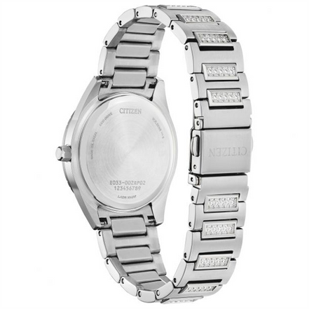 Citizen Ladies' Eco-Drive Silhouette Crystal Stainless Steel Bracelet Watch