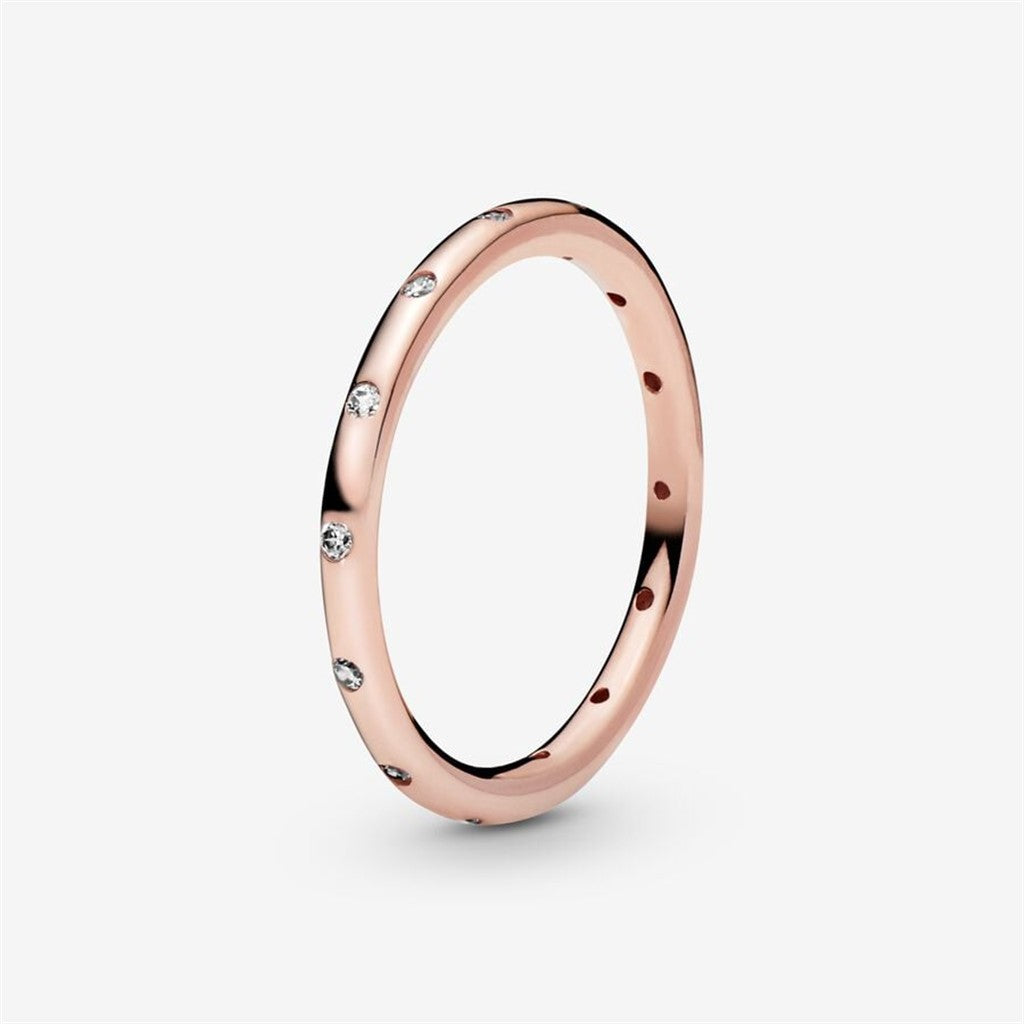 Pandora Timeless Simple Sparkling Band Ring Size 5