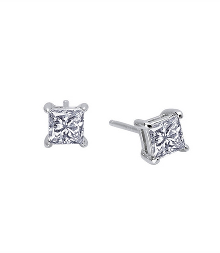 1 CTW Solitaire Stud Earrings