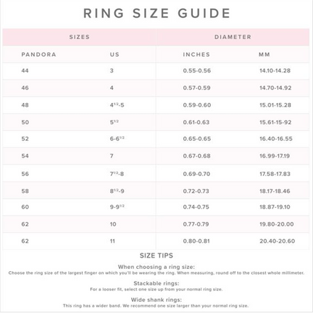 Pandora Timeless Shooting Stars Open Ring Size 7