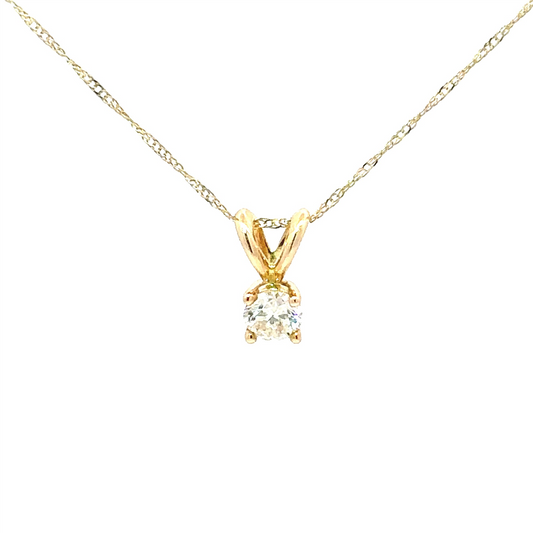 Diamond Pendant Necklace .25 ctw