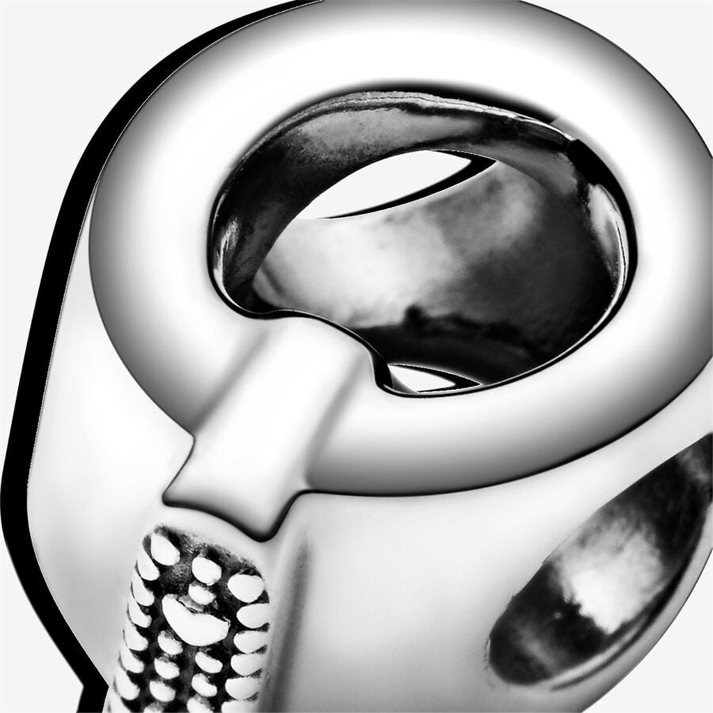 Pandora Moments Letter Q Silver Charm