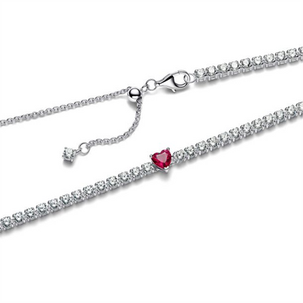 Pandora Timeless Halo Heart Choker 40 cm