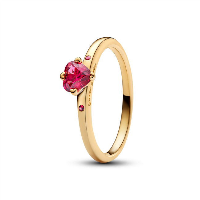Pandora Moments Gold Plated Explosion of Love Ring Size 7