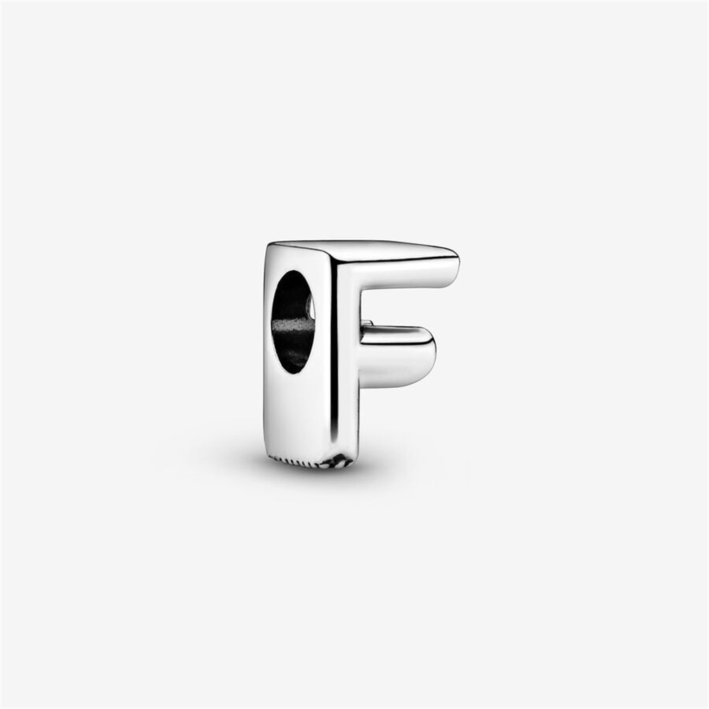 Pandora Moments Letter F Silver Charm