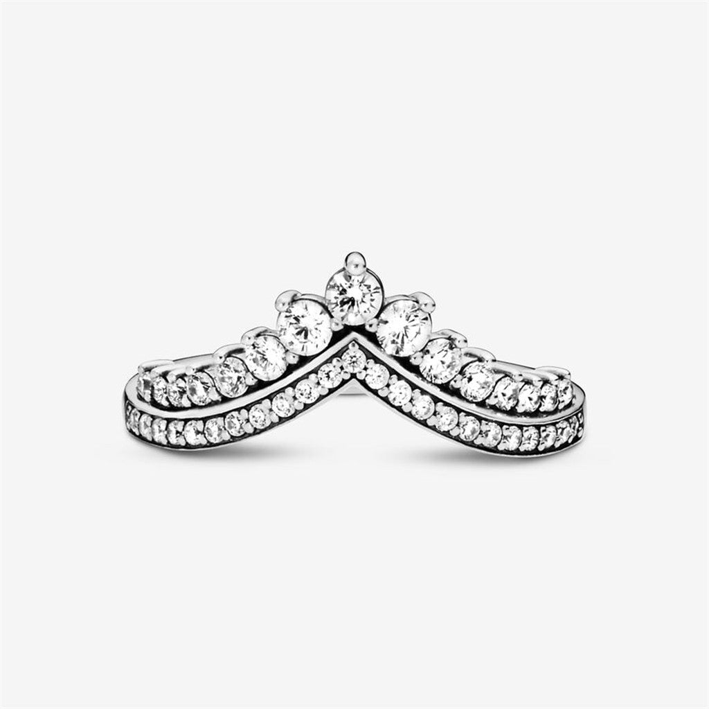 Pandora Timeless Princess Wishbone Ring Size 3.5