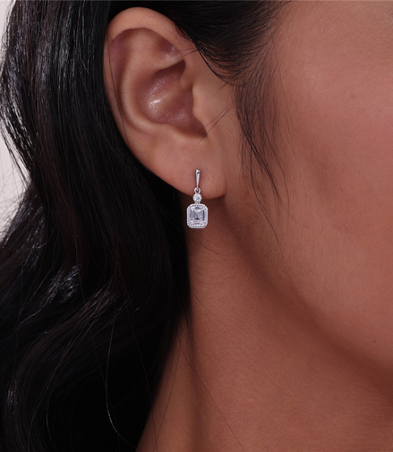 Lafonn 1.82 CTW Simulated Diamond April Birthstone Dangle Earrings