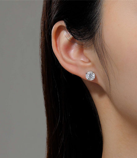 Lafonn 4 CTW Simulated Diamond Round Soliatire Earrings