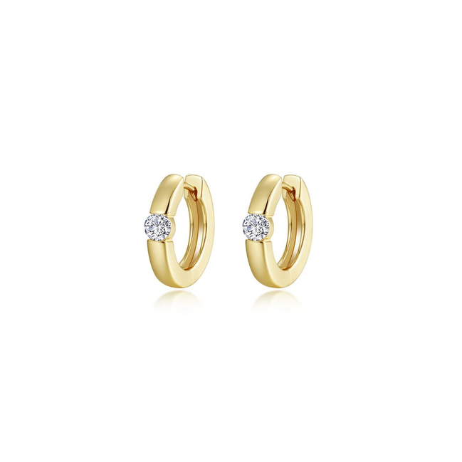 Lafonn High Polished Huggie Earrings