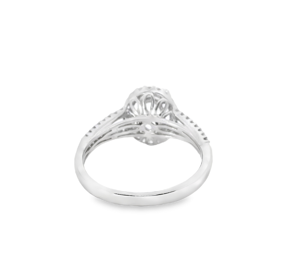 14Kw .50Ct Diamond Semimount Ring