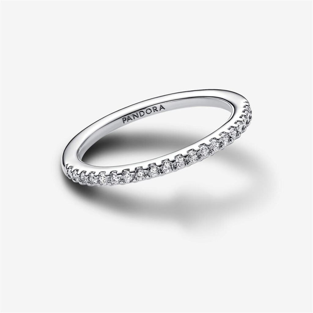 Pandora Timeless Sparkling Band Ring Size 8.5