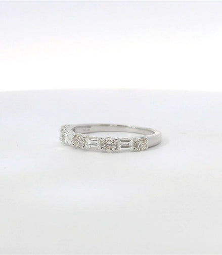 14K White Gold And 1.01 CTW Diamond Fashion Ring