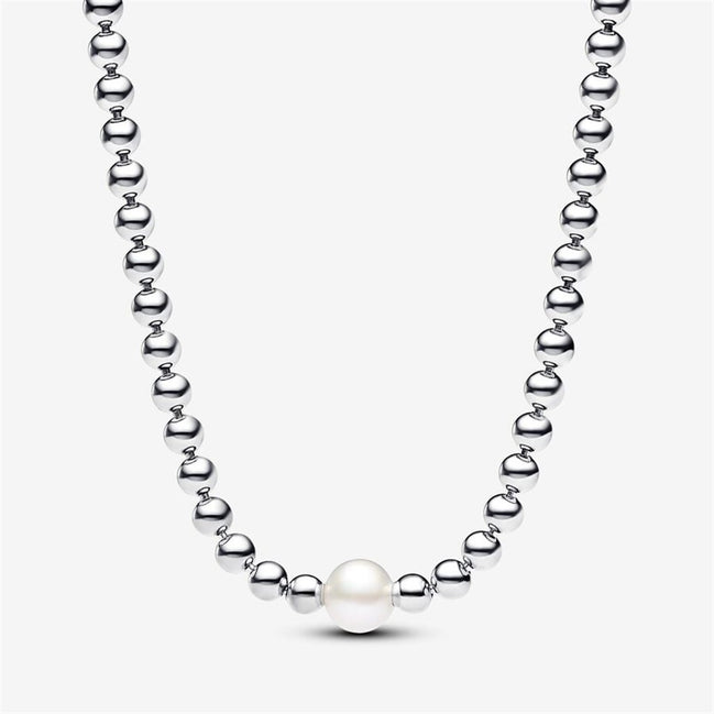Pandora Timeless Treated Freshwater Cultured Pearl & Beads Collier Necklace