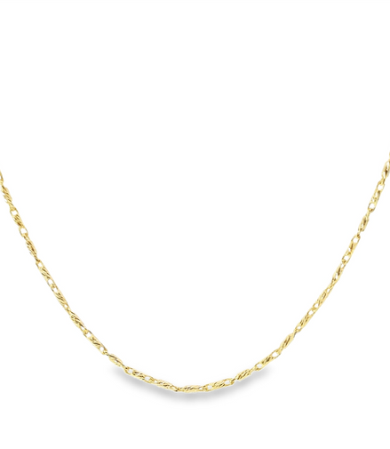 Oro Alexander 14K Yellow Gold 0.9 mm Adjustable Chain
