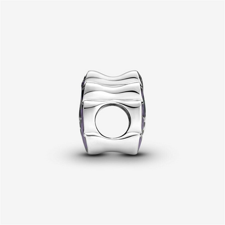 Pandora Moments Purple And  Green Leaf Charm