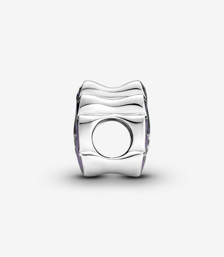 Pandora Moments Purple And  Green Leaf Charm