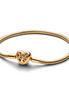 Pandora Moments Family Tree Heart Clasp Snake Chain Bracelet Size 19