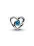 Pandora Moments Heart of Eternity Blue Charm