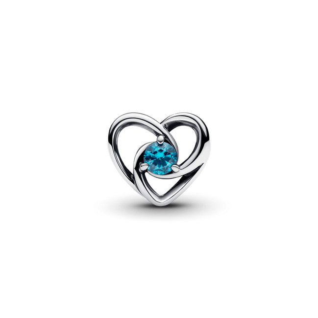 Pandora Moments Heart of Eternity Blue Charm