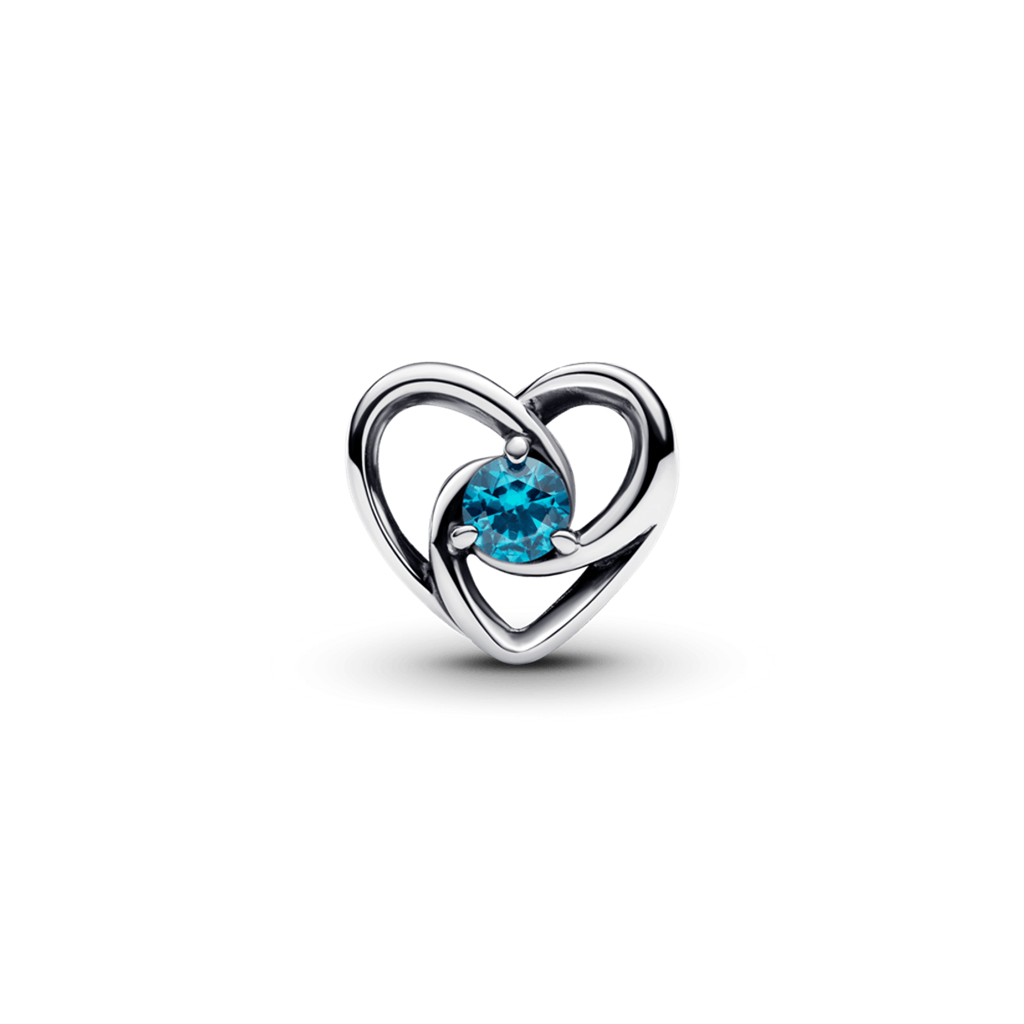 Pandora Moments Heart of Eternity Blue Charm