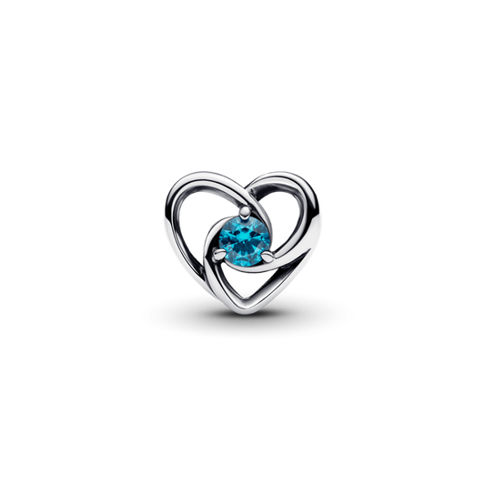 Pandora Moments Heart of Eternity Blue Charm