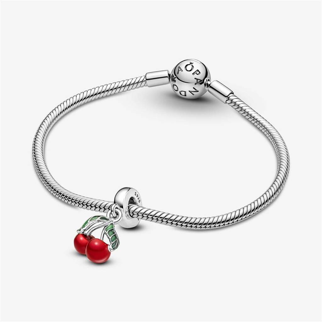Pandora Moments Asymmetrical Cherry Fruit Dangle Charm