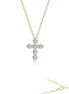 Lafonn 1.02 CTW Simulated Diamond Cross Pendant Necklace