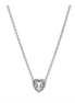 Pandora Timeless Elevated Clear Heart Necklace