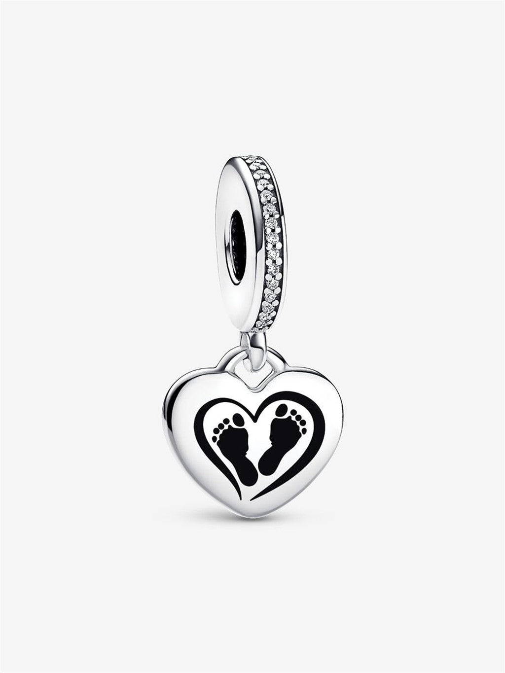 Baby Feet Engravable Dangle Charm