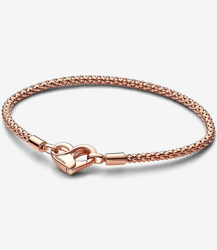 Pandora Moments Iconic Studded Chain Bracelet Size 19
