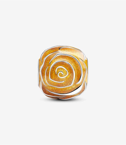 Pandora Moments Yellow Rose in Bloom Charm