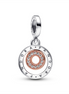 Pandora Signature Two-tone Logo Circles Dangle Charm