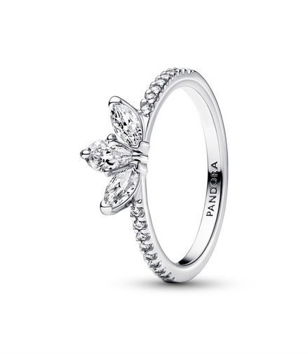 Pandora Timeless Sparkling Herbarium Cluster Ring Size 7