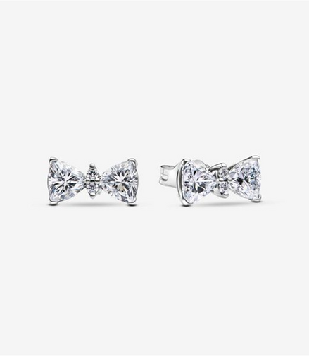 Pandora Timeless Sparkling Bow Stud Earrings