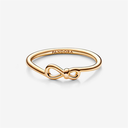 Pandora Moments Infinity Knot Ring Size 9